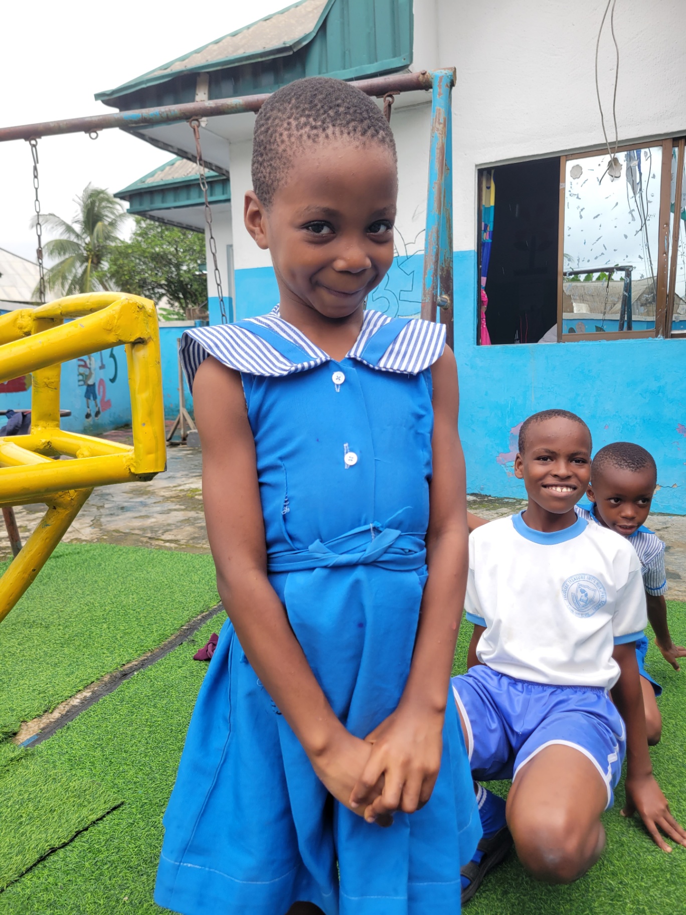 A smiling QPTIS pupil